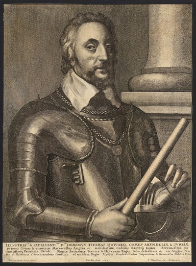 Thomas, Earl of Arundel. State 1 by Wenceslaus Hollar